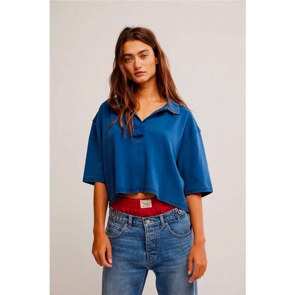 FREE PEOPLE DENMARK POLO Size Medium NWOT - Picture 2 of 4